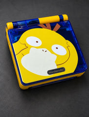NINTENDO GAME BOY ADVANCE SP GBA IPS BACKLIT LCD CONSOLE AGS 101 UV PRINT PSYDUCK POKEMON