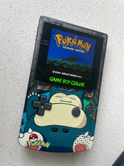 Nintendo Gameboy Color Colour Game Boy BACKLIT IPS Q5 V2 GBC Snorlax Pokรฉmon