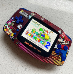 Nintendo Gameboy Advance Game Boy Backlit Modified IPS V2 Led Lcd Super Mario bros.