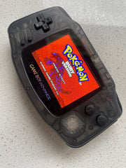 Nintendo Gameboy Advance Game Boy Backlit Modified IPS Q5 V2 Led Lcd TRIPLE BLACK