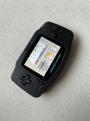 Nintendo Gameboy Advance Game Boy Backlit Modified IPS V2 Led Lcd Solid Black