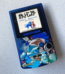 Nintendo Gameboy Color Colour Game Boy BACKLIT IPS Q5 V2 GBC Blastoise PokΓ©mon