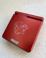 Nintendo Gameboy Advance SP GBA IPS Backlit Lcd Console AGS101 Charizard Pokémon