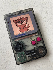 Nintendo Gameboy Pocket Gbp Game Boy Backlit IPS Clear Black DMG STYLE
