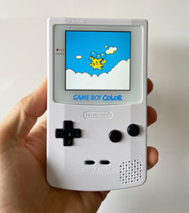 Nintendo Gameboy Color Colour Game Boy Backlit IPS Q5 Laminated GBC WHITE