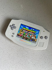 Nintendo Gameboy Advance Game Boy Backlit Modified IPS V2 Lcd Arctic White