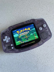 Nintendo Gameboy Advance Game Boy Backlit Modified IPS V2 Led Lcd CLEAR PURPLE