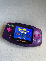 Nintendo Gameboy Advance Game Boy Backlit Modified IPS V2 Led Lcd Gengar Pokémon
