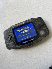 Nintendo Gameboy Advance Game Boy Backlit Modified IPS Q5 V2 Led Lcd Crystal Mirror Clear Black