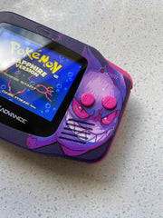 Nintendo Gameboy Advance Game Boy Backlit Modified IPS V2 Led Lcd Gengar Pokémon
