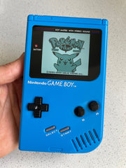 Nintendo Gameboy DMG 01 Game Boy Backlit IPS V2 LCD Play it Loud! Hyper Blue