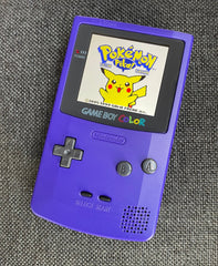 Nintendo Gameboy Color Game Boy Colour Backlit Modified IPS Q5 V2 GBC Lcd Grape Purple