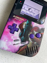 Nintendo Gameboy DMG Game Boy Backlit IPS V2 LCD Play It Loud! Metroid Edition