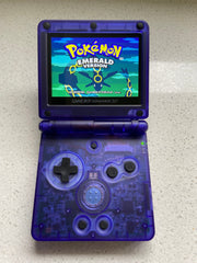 Nintendo Gameboy Advance SP GBA IPS v2 Backlit Lcd Screen Console Ags 101 Clear Purple