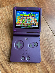 Nintendo Gameboy Advance SP GBA Ips Backlit LCD Screen Console Ags 101 Midnight Purple