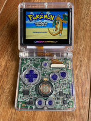NINTENDO GAME BOY ADVANCE SP GBA IPS V5 BACKLIT LCD CONSOLE AGS 101 ANCIENT MEW