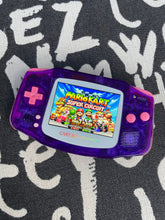 Nintendo Gameboy Advance Game Boy Backlit Modified IPS Q5 V2 Led Lcd Crystal Mirror Clear Purple