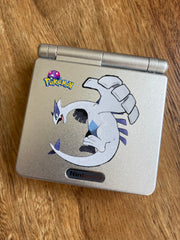 NINTENDO GAME BOY ADVANCE SP GBA IPS BACKLIT LCD CONSOLE AGS 101 UV PRINT LUGIA POKEMON