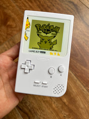 Nintendo Gameboy Pocket GBP Game Boy BACKLIT IPS Pokémon Triple White