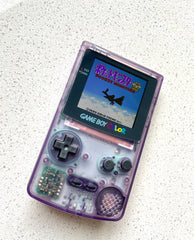 Nintendo Gameboy Color Game Boy Colour Backlit Modified IPS Q5 V2 Led Lcd Atomic Purple