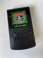 Nintendo Gameboy Color Colour Game Boy Backlit IPS Q5 Laminated GBC Triple Black