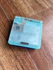 Nintendo Gameboy Advance SP GBA Ips Backlit LCD Screen Console Ags 101 Glow Turquoise