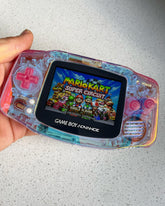 Nintendo Gameboy Advance GBA Game Boy AGB Backlit IPS V5 Crystal Clear Iridescent Aurora Pearlscent