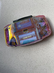 Nintendo Gameboy Advance GBA Game Boy AGB Backlit IPS V5 Crystal Clear Iridescent Aurora Pearlscent