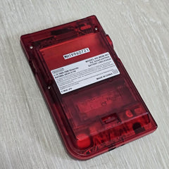 Nintendo Gameboy Pocket Gbp Game Boy Backlit IPS Clear Red