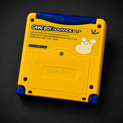 NINTENDO GAME BOY ADVANCE SP GBA IPS BACKLIT LCD CONSOLE AGS 101 UV PRINT PSYDUCK POKEMON