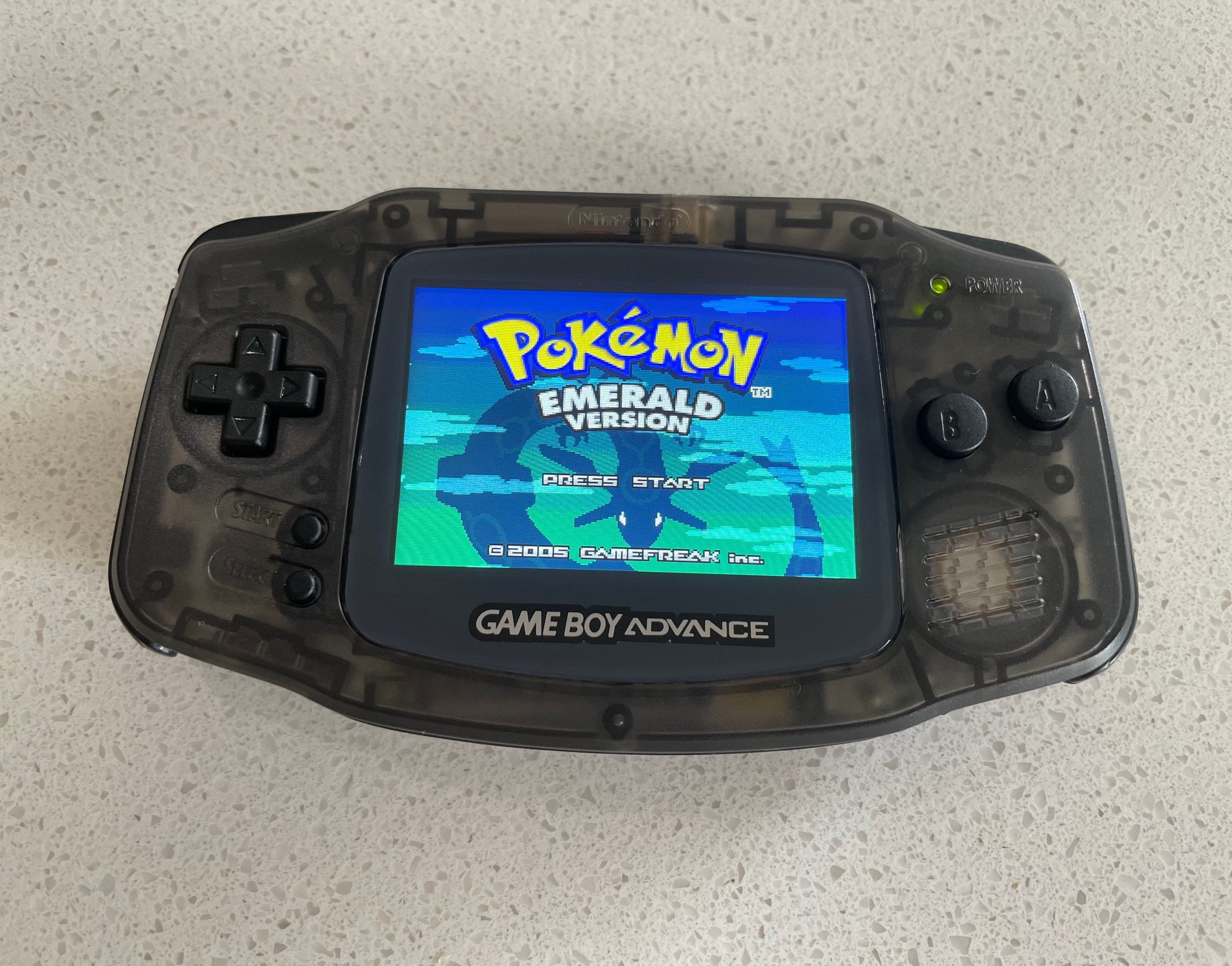 Nintendo Gameboy Advance Game Boy Backlit Modified IPS Q5 V2 Led Lcd TRIPLE BLACK