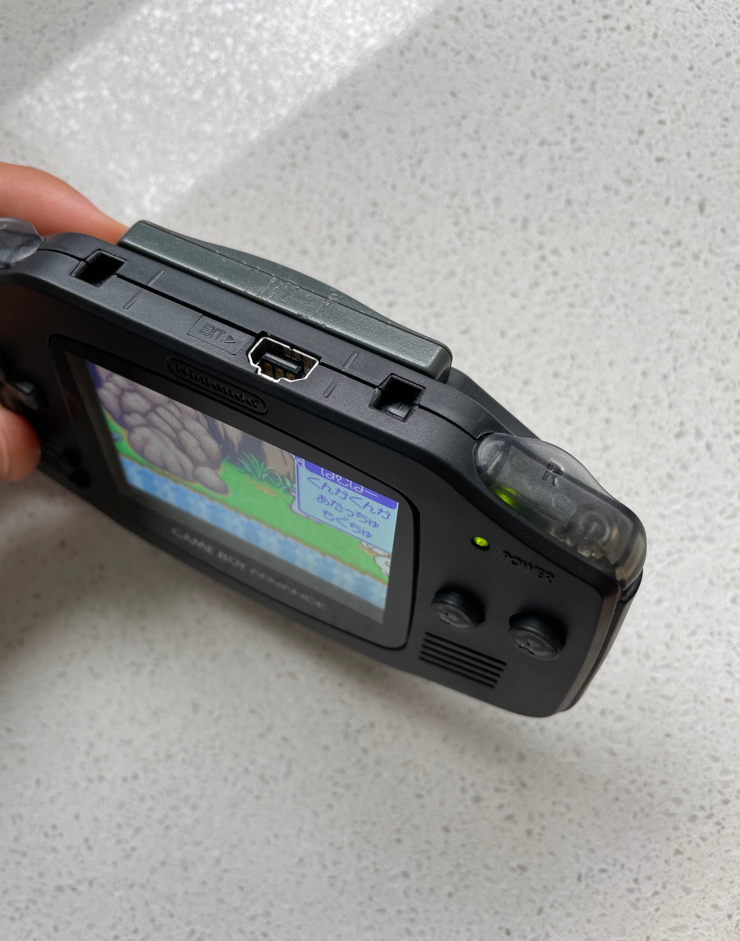 Nintendo Gameboy Advance Game Boy Backlit Modified IPS V2 Led Lcd Solid Black