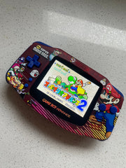 Nintendo Gameboy Advance Game Boy Backlit Modified IPS V2 Led Lcd Super Mario bros.