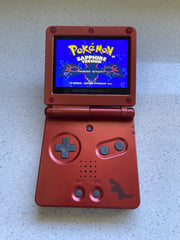 Nintendo Gameboy Advance SP GBA IPS Backlit lcd Console ags 101 Groudon Pokemon