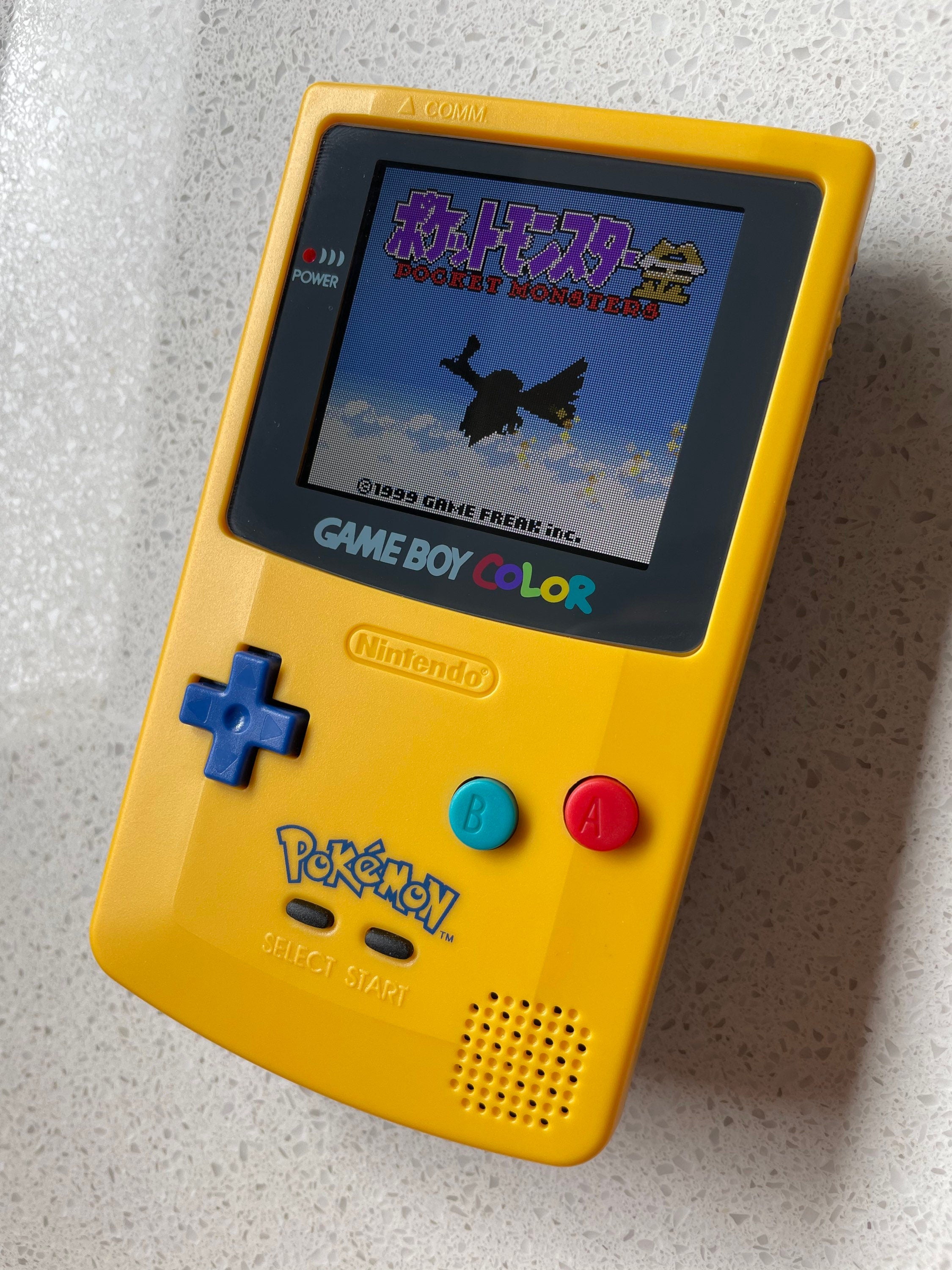 Nintendo Gameboy Color Game Boy Colour Backlit Modified IPS Q5 V2 Led Lcd Pokémon