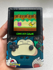 Nintendo Gameboy Color Colour Game Boy BACKLIT IPS Q5 V2 GBC Snorlax Pokémon