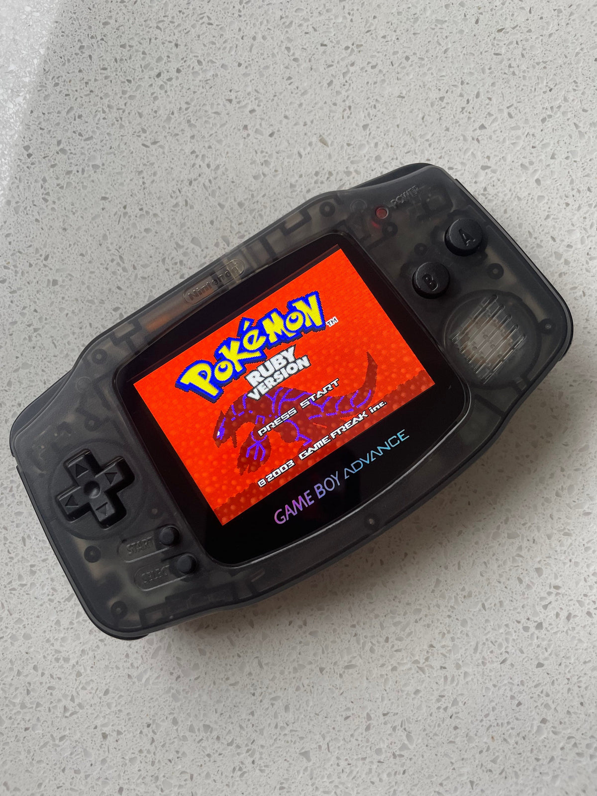 Nintendo Gameboy Advance Game Boy Backlit Modified IPS Q5 V2 Led Lcd TRIPLE BLACK