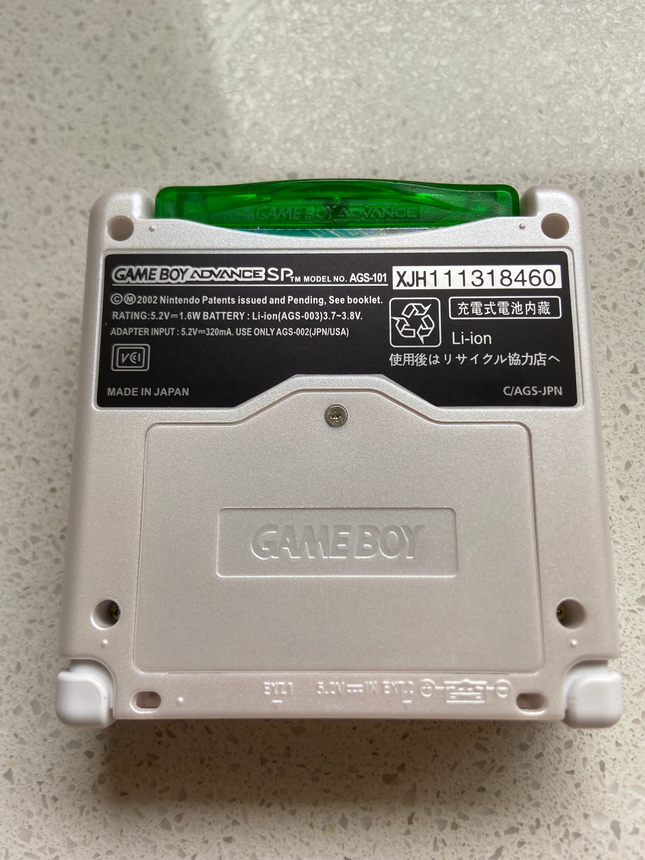 Nintendo Gameboy Advance SP GBA IPS Backlit lcd Console ags 101 Triple White
