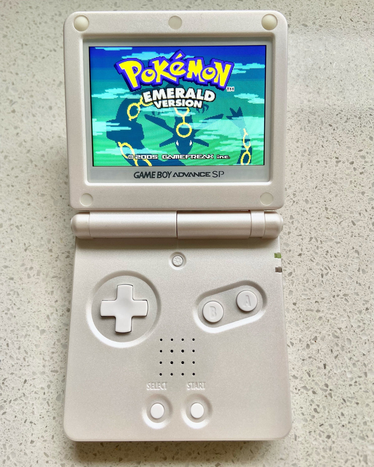 Nintendo Gameboy Advance SP GBA IPS Backlit lcd Console ags 101 Triple White