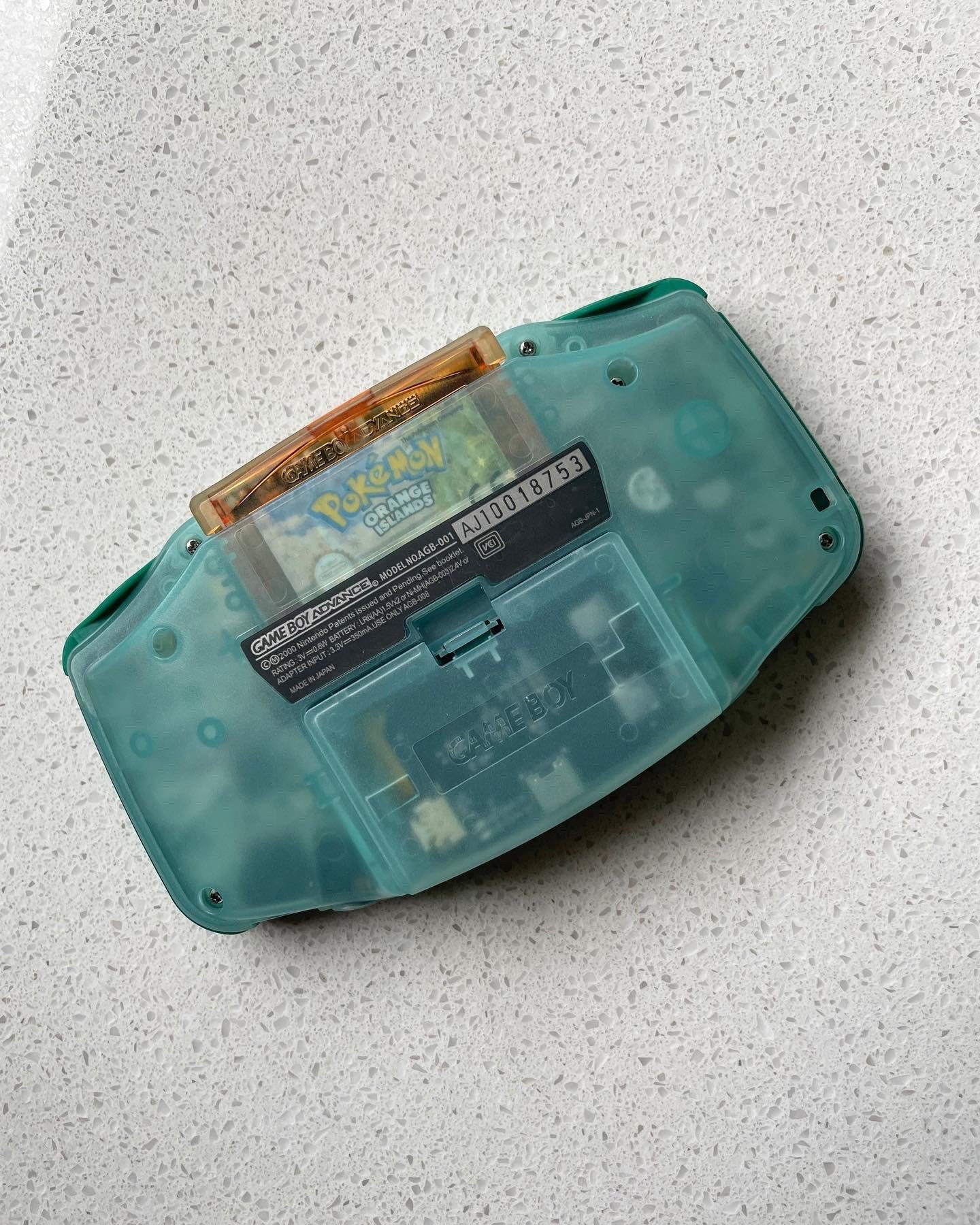 NINTENDO GAME BOY ADVANCE BACKLIT MODIFIED IPS V2 LED LCD BULBASAUR POKÉMON