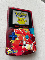 Nintendo Gameboy Color Colour Game Boy BACKLIT IPS Q5 V2 GBC Charizard Pokémon