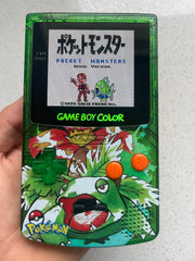 Nintendo Gameboy Color Colour Game Boy Backlit IPS Q5 GBC Pokémon VENUSAUR