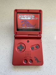 Nintendo Gameboy Advance SP GBA IPS Backlit lcd Console ags 101 Groudon Pokemon