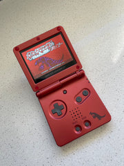 Nintendo Gameboy Advance SP GBA IPS Backlit lcd Console ags 101 Groudon Pokemon