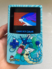 NINTENDO GAME BOY COLOR COLOUR GAME BOY BACKLIT IPS Q5 GBC POKÉMON GYARADOS