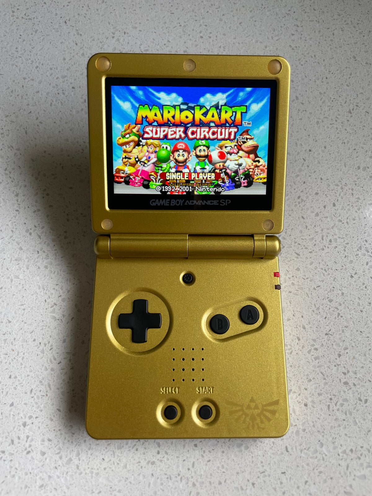 Nintendo Gameboy Advance SP GBA IPS Backlit lcd Console ags 101 Zelda