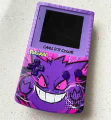 NINTENDO GAME BOY COLOR COLOUR GAME BOY BACKLIT IPS Q5 GBC POKÉMON GENGAR