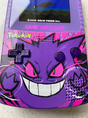 NINTENDO GAME BOY COLOR COLOUR GAME BOY BACKLIT IPS Q5 GBC POKÉMON GENGAR
