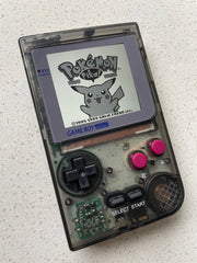 Nintendo Gameboy Pocket Gbp Game Boy Backlit IPS Clear Black DMG STYLE