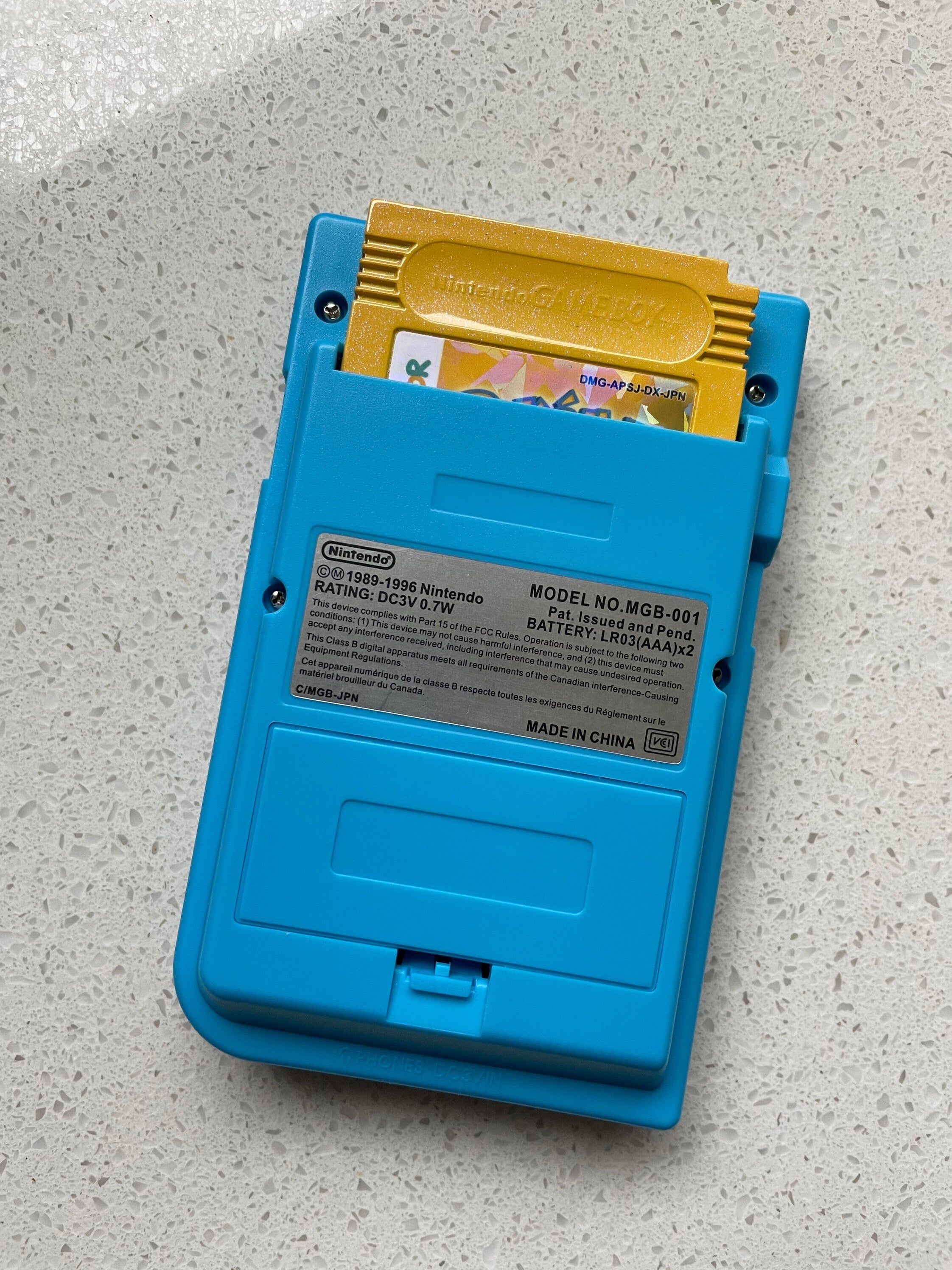 Nintendo Gameboy Pocket Gbp Game Boy Backlit Ips Pokémon Pikachu HYPER BLUE